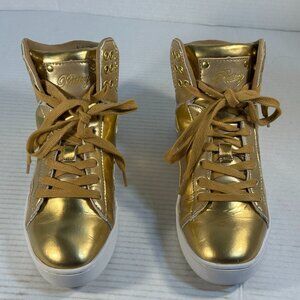 GOLDEN SNEAKERS LADIES SIZE 7.5